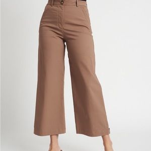 NWT Kit And Ace Around Town Cropped Pants in Bark, Size 4